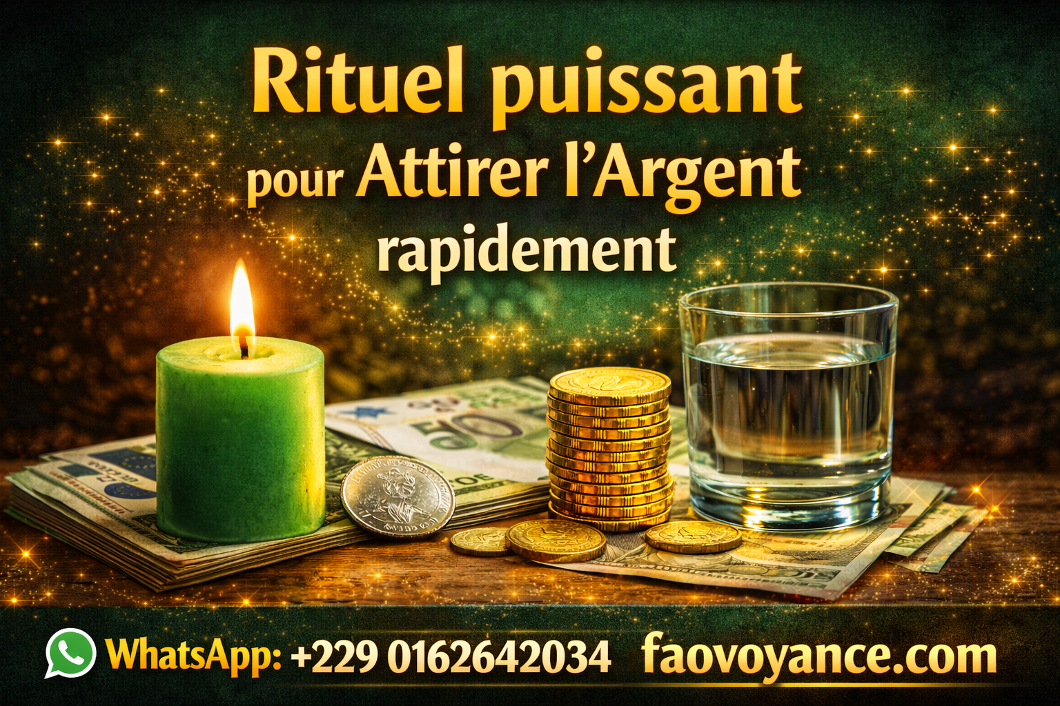Rituel puissant pour attirer l’argent rapidement et débloquer les finances