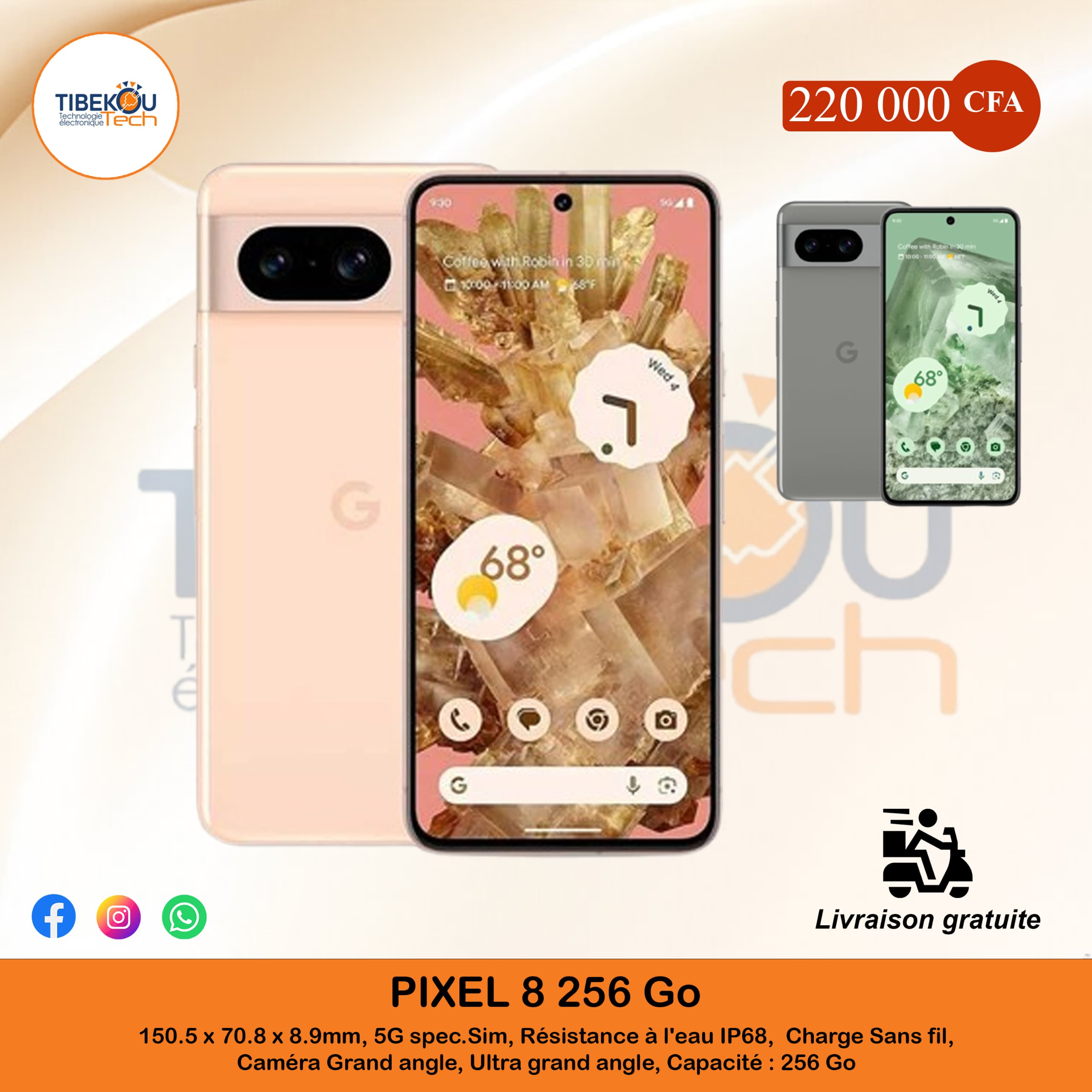 Pixel 8 256 Go 